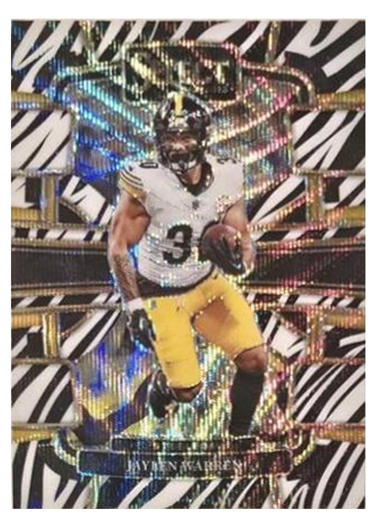 2023 Panini Select Base Set Jaylen Warren #82 card