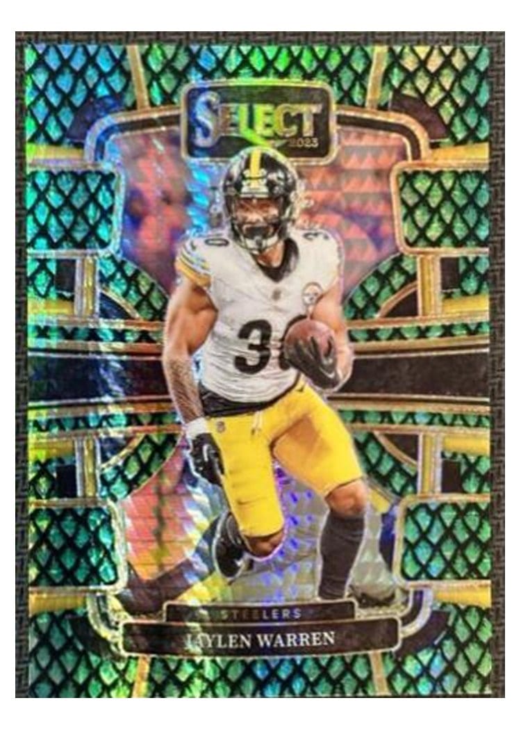 2023 Panini Select Base Set Jaylen Warren #82 card