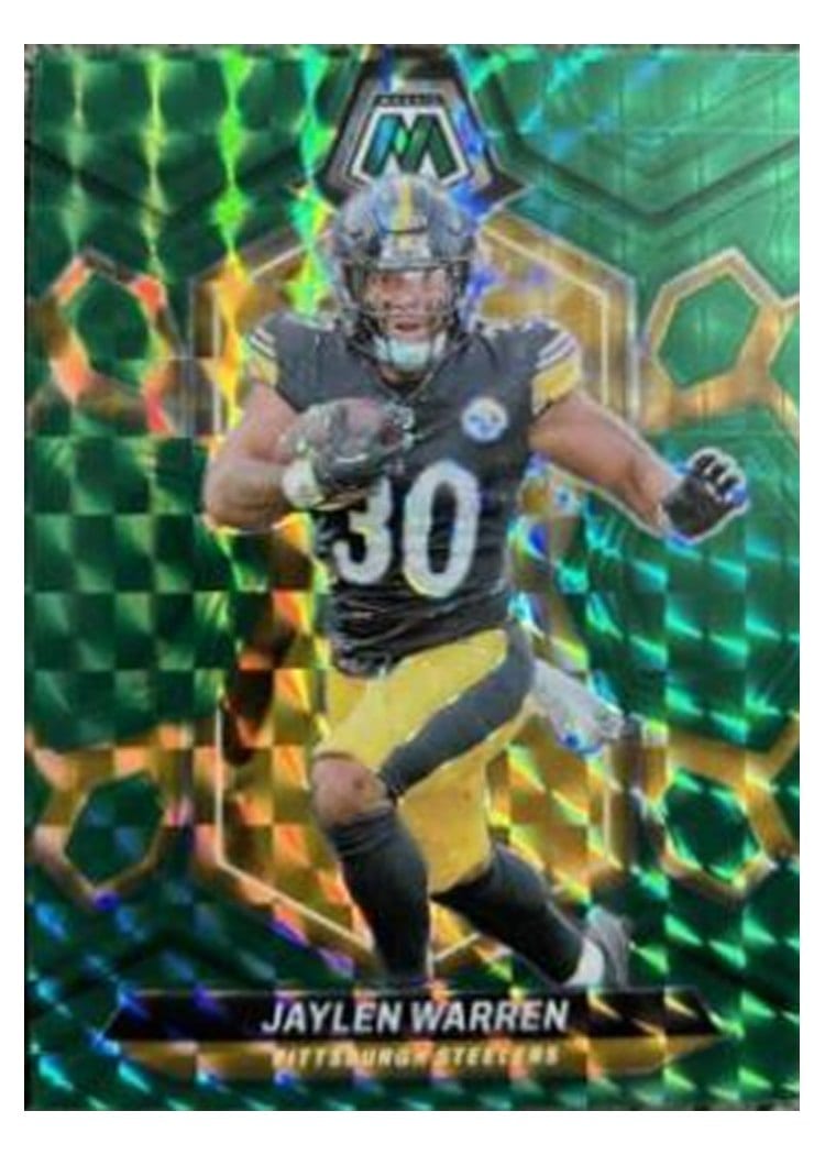 2024 Panini Mosaic Base Set Jaylen Warren #185 card