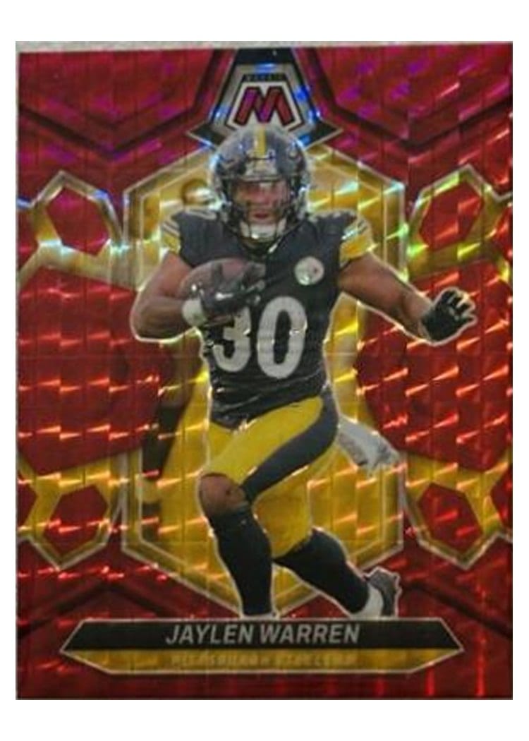 2024 Panini Mosaic Base Set Jaylen Warren #185 card