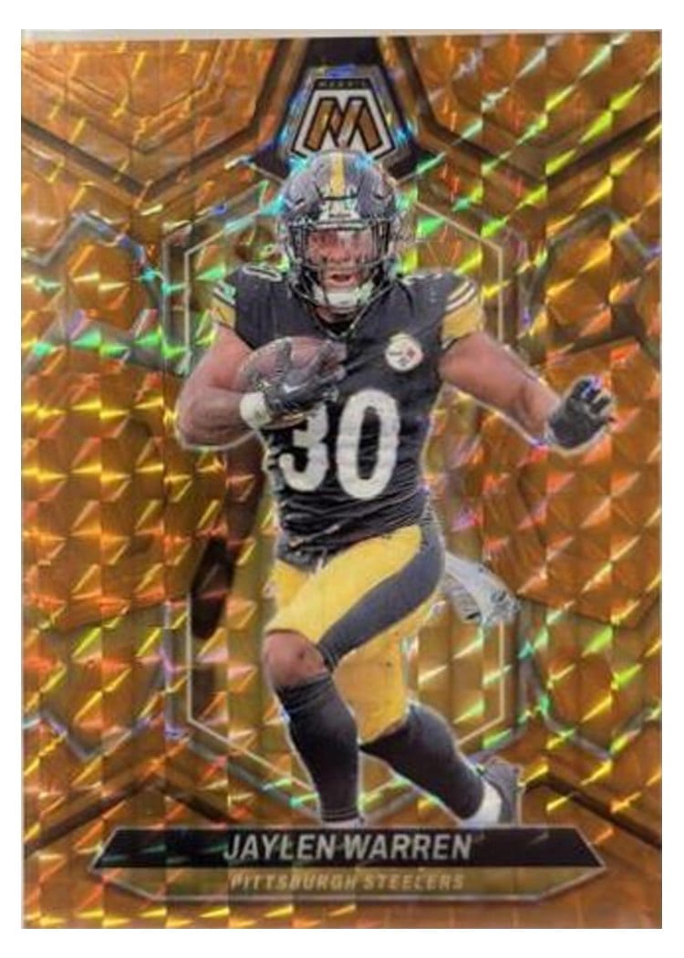 2024 Panini Mosaic Base Set Jaylen Warren #185 card