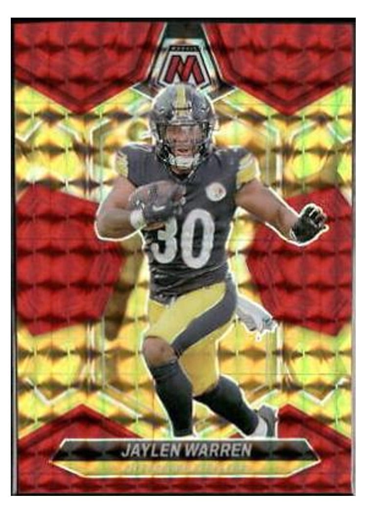 2024 Panini Mosaic Base Set Jaylen Warren #185 card