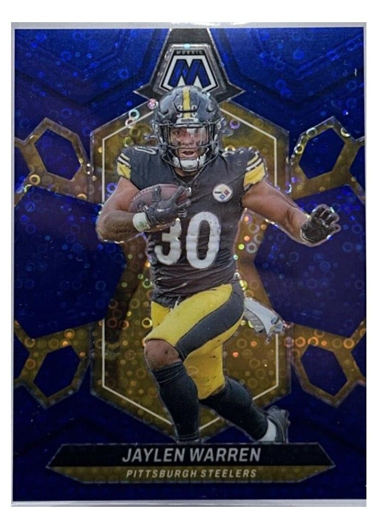 2024 Panini Mosaic Base Set Jaylen Warren #185 card