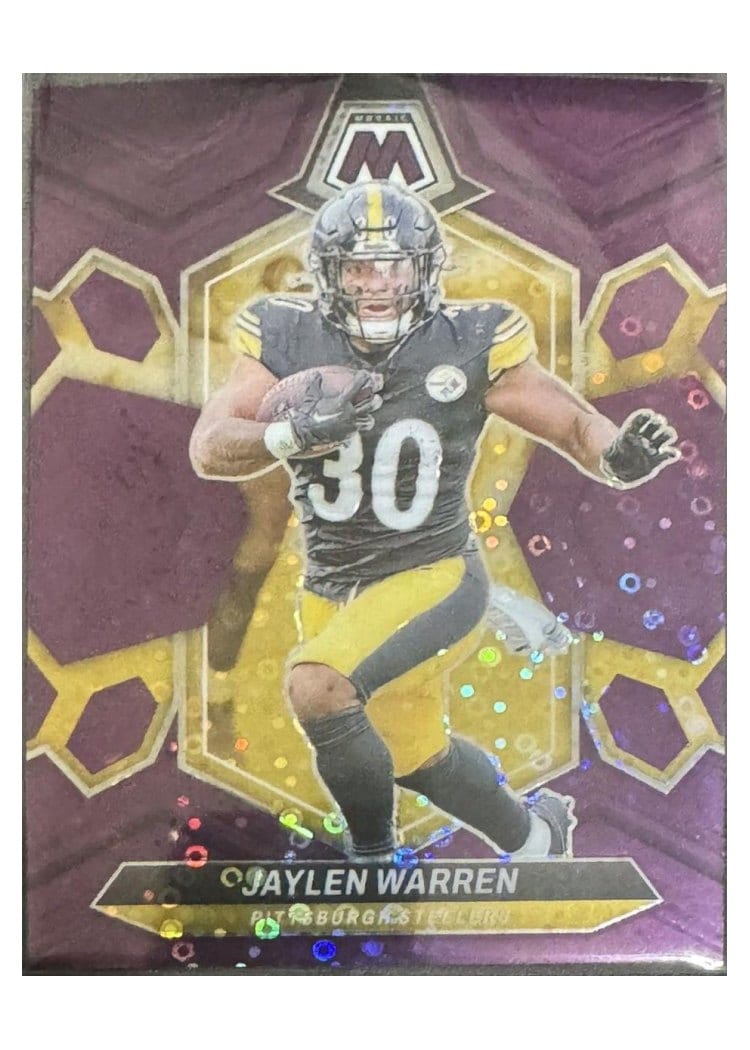 2024 Panini Mosaic Base Set Jaylen Warren #185 card