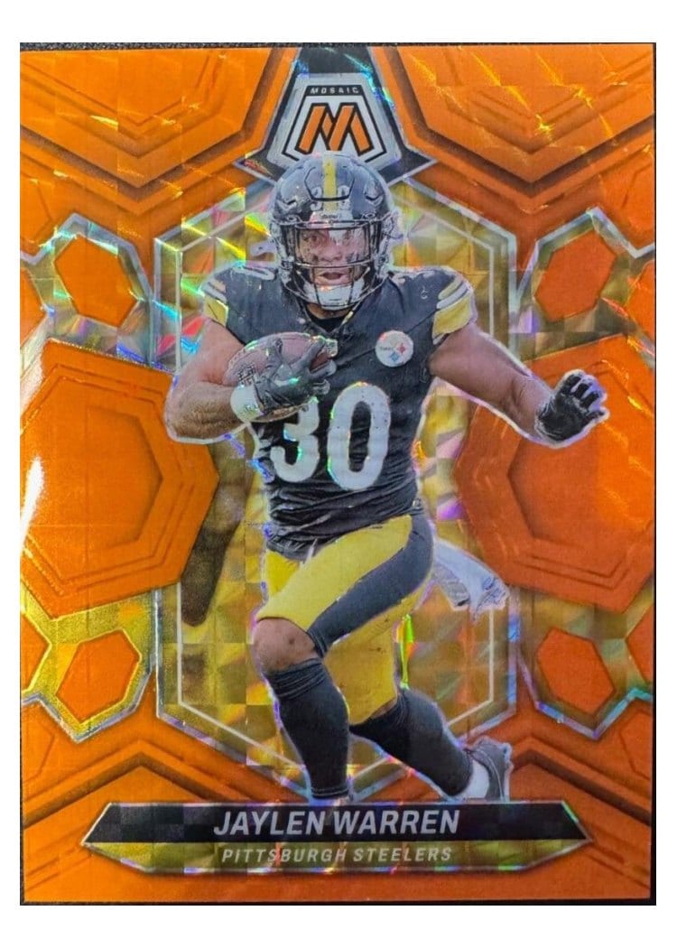 2024 Panini Mosaic Base Set Jaylen Warren #185 card
