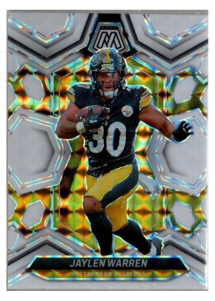 2024 Panini Mosaic Base Set Jaylen Warren #185 card
