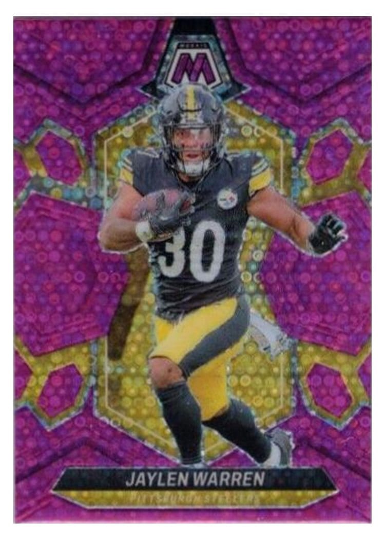 2024 Panini Mosaic Base Set Jaylen Warren #185 card