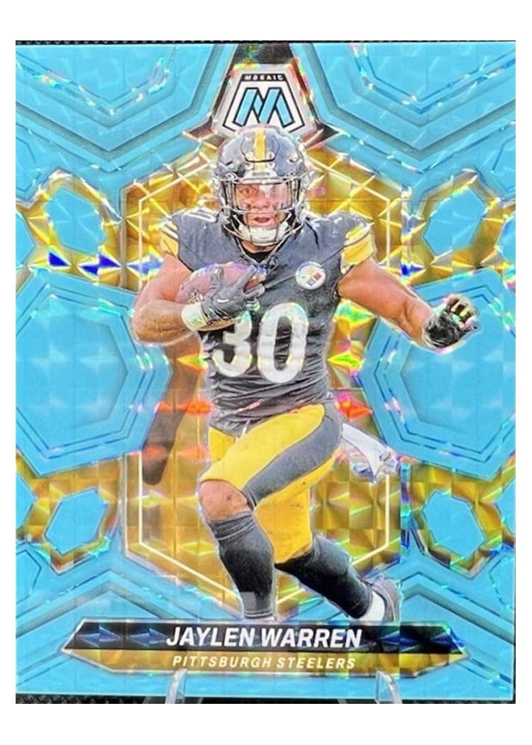 2024 Panini Mosaic Base Set Jaylen Warren #185 card