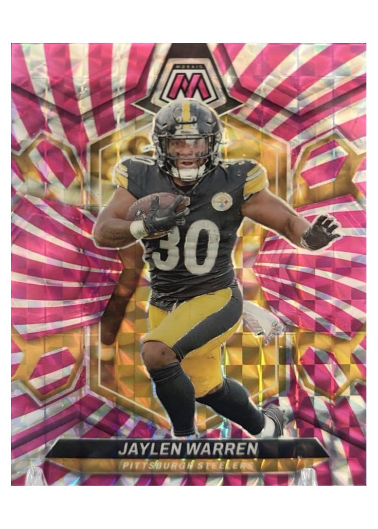 2024 Panini Mosaic Base Set Jaylen Warren #185 card