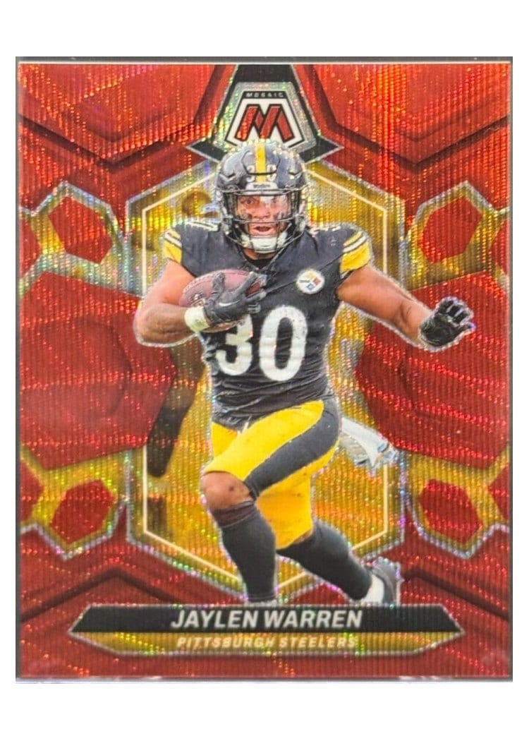 2024 Panini Mosaic Base Set Jaylen Warren #185 card