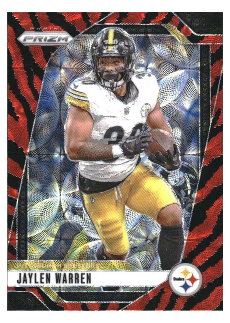 2024 Panini Prizm Base Set Jaylen Warren #242 card