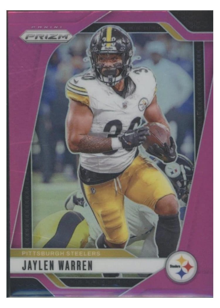 2024 Panini Prizm Base Set Jaylen Warren #242 card
