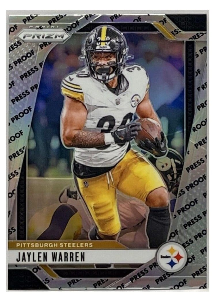 2024 Panini Prizm Base Set Jaylen Warren #242 card