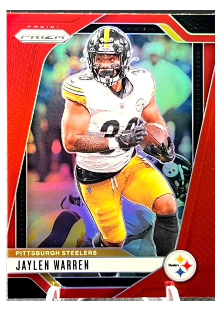2024 Panini Prizm Base Set Jaylen Warren #242 card