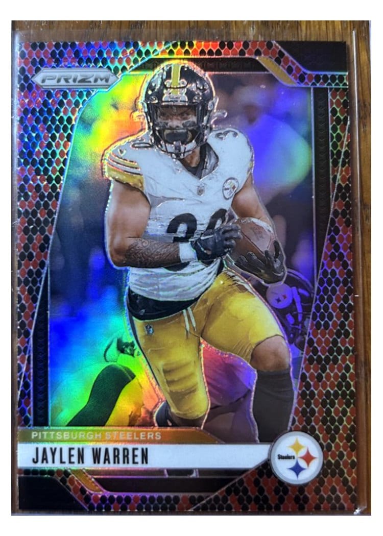 2024 Panini Prizm Base Set Jaylen Warren #242 card