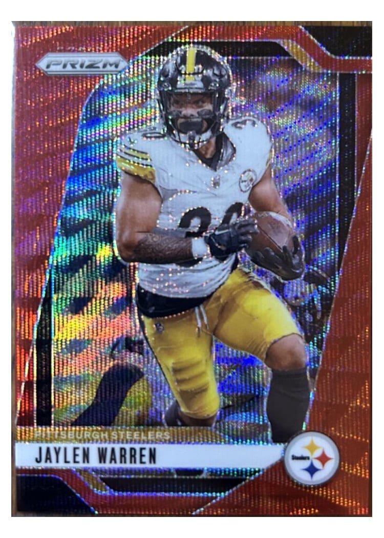 2024 Panini Prizm Base Set Jaylen Warren #242 card