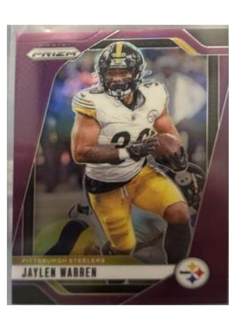 2024 Panini Prizm Base Set Jaylen Warren #242 card