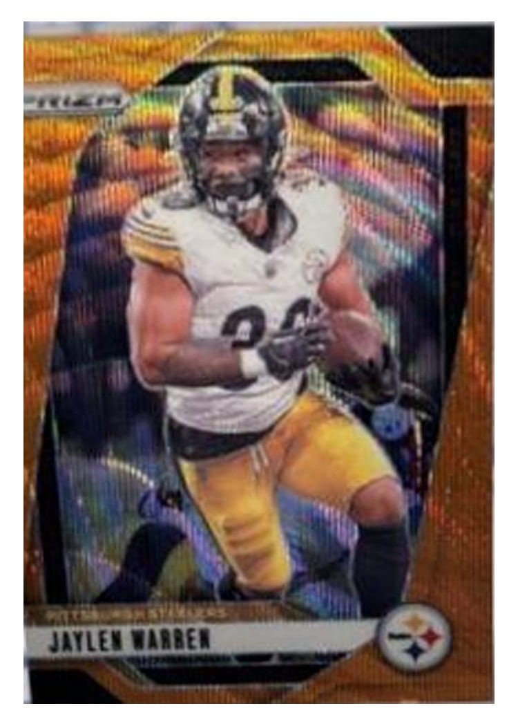 2024 Panini Prizm Base Set Jaylen Warren #242 card