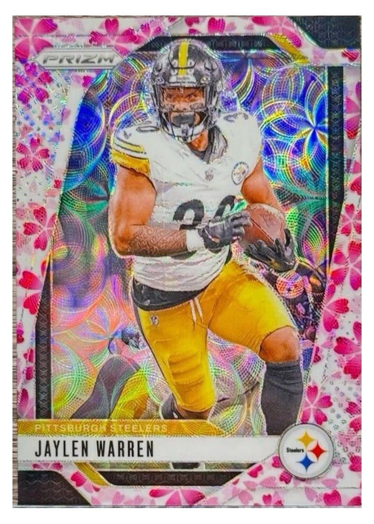 2024 Panini Prizm Base Set Jaylen Warren #242 card