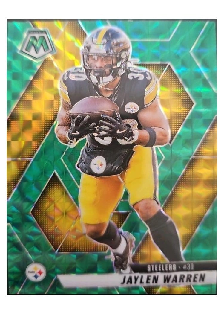 2025 Panini Mosaic Base Set Jaylen Warren #144 card