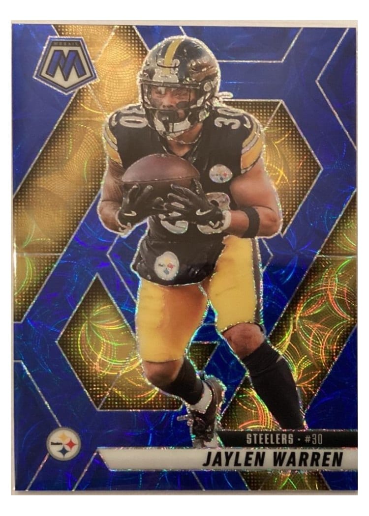 2025 Panini Mosaic Base Set Jaylen Warren #144 card