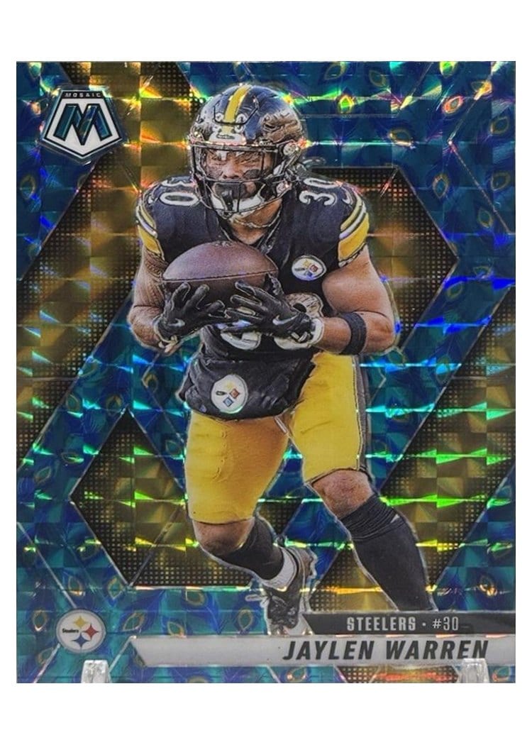 2025 Panini Mosaic Base Set Jaylen Warren #144 card