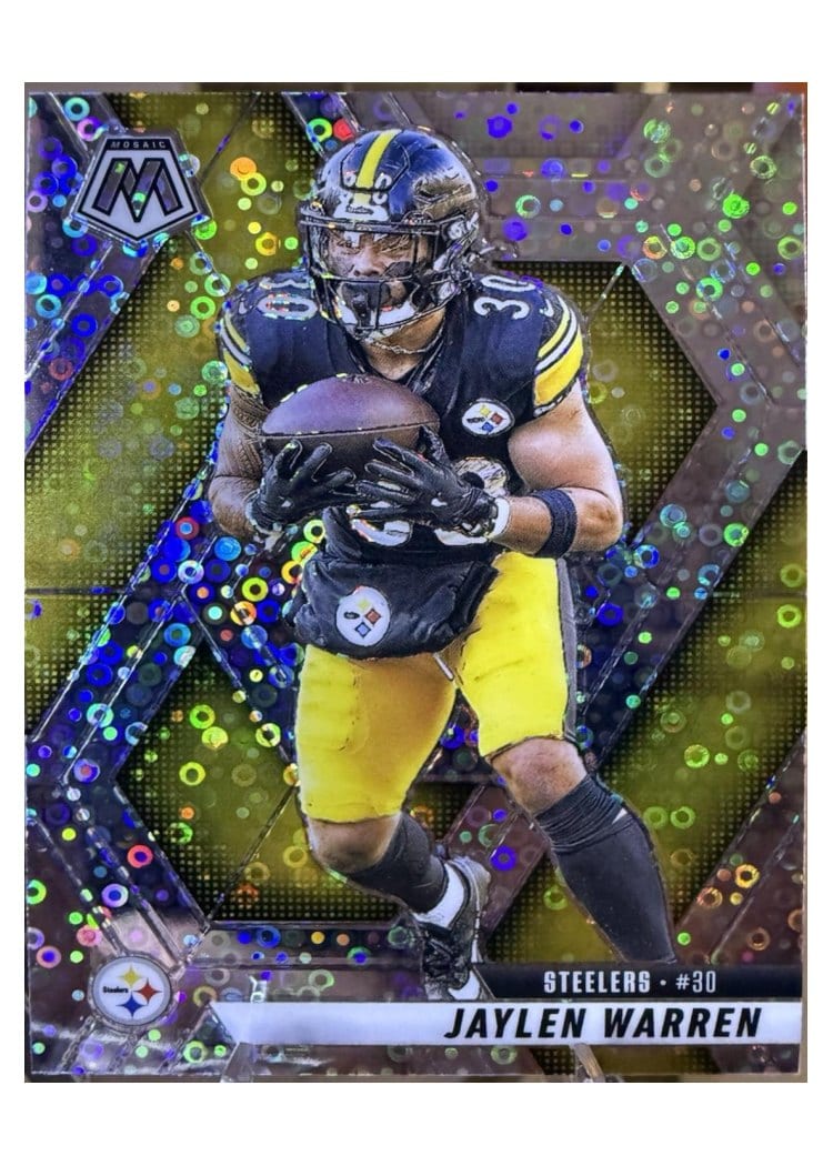 2025 Panini Mosaic Base Set Jaylen Warren #144 card