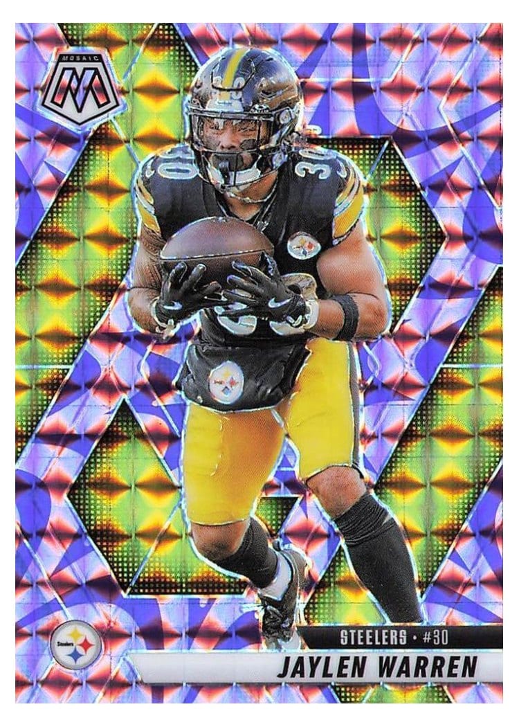 2025 Panini Mosaic Base Set Jaylen Warren #144 card