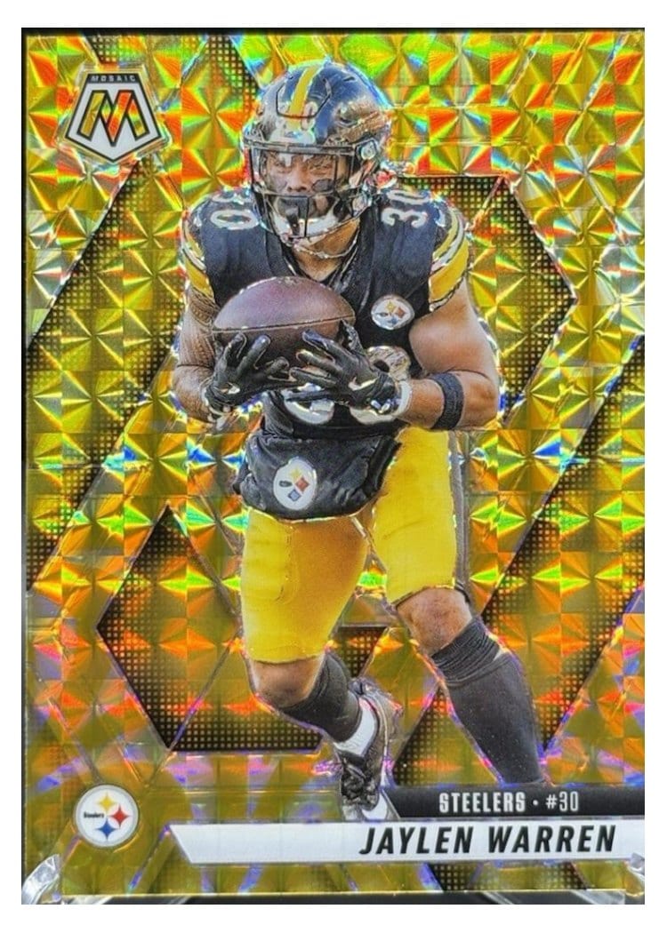 2025 Panini Mosaic Base Set Jaylen Warren #144 card