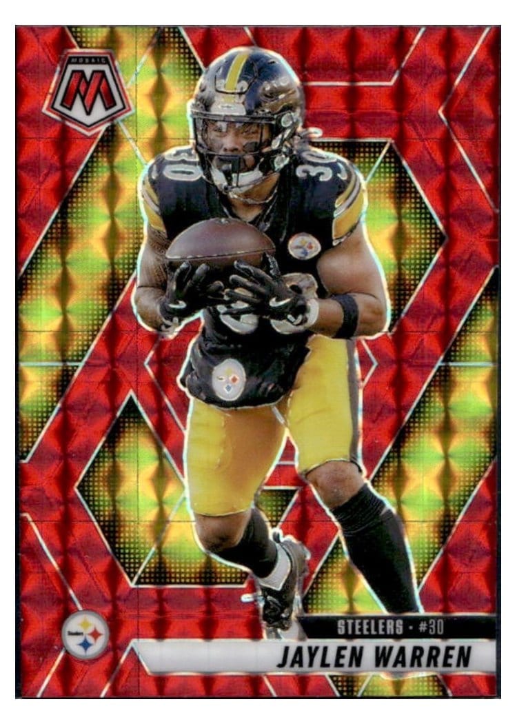 2025 Panini Mosaic Base Set Jaylen Warren #144 card