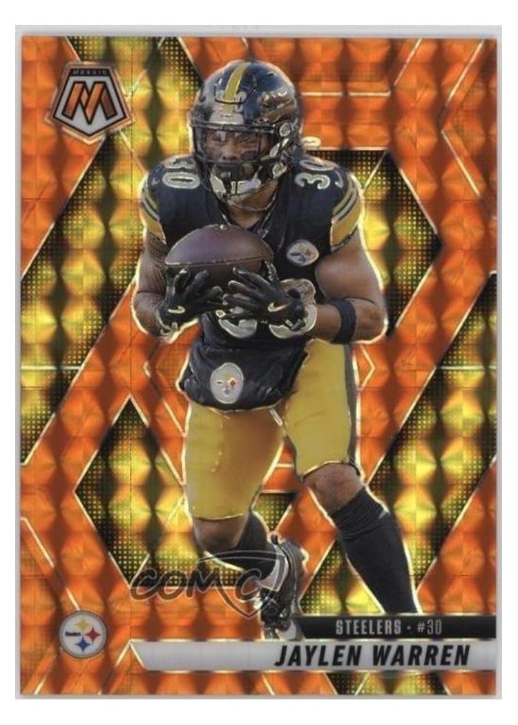 2025 Panini Mosaic Base Set Jaylen Warren #144 card