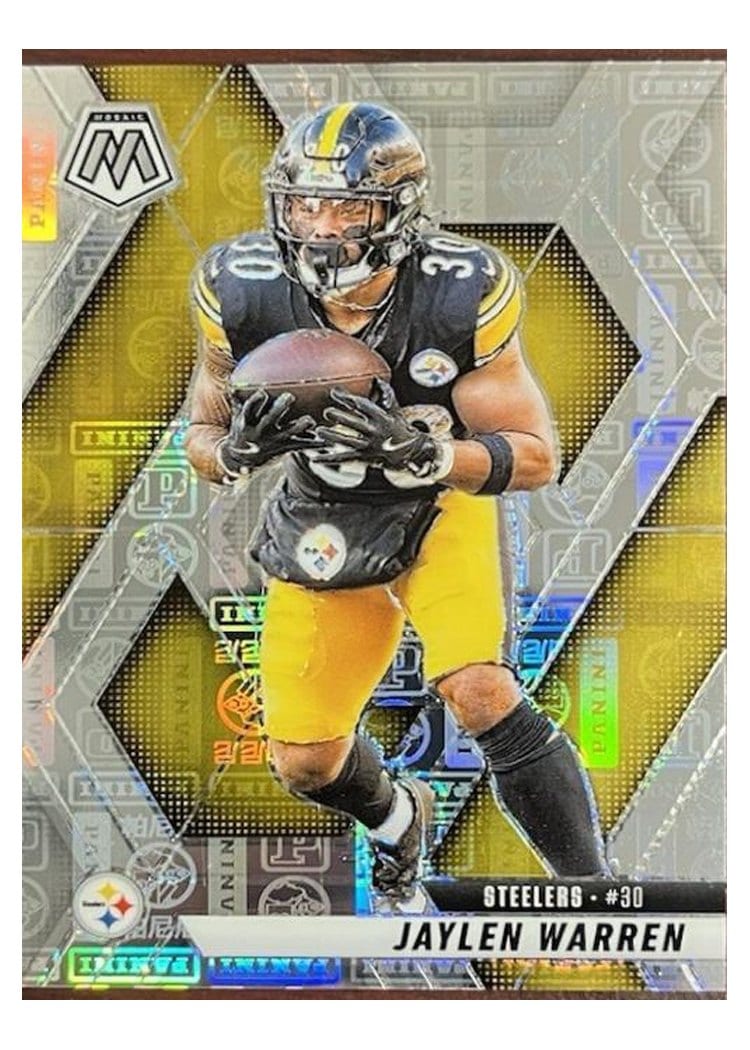 2025 Panini Mosaic Base Set Jaylen Warren #144 card