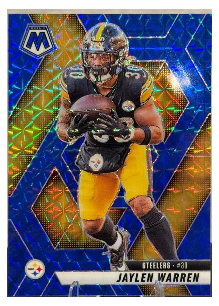 2025 Panini Mosaic Base Set Jaylen Warren #144 card