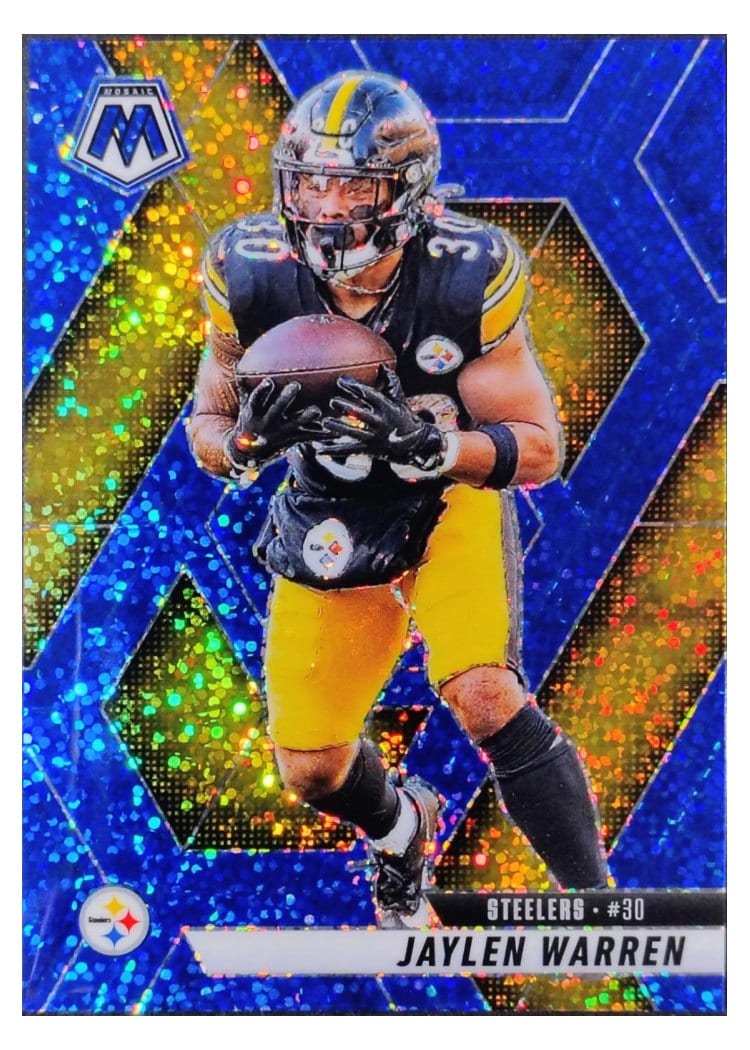 2025 Panini Mosaic Base Set Jaylen Warren #144 card