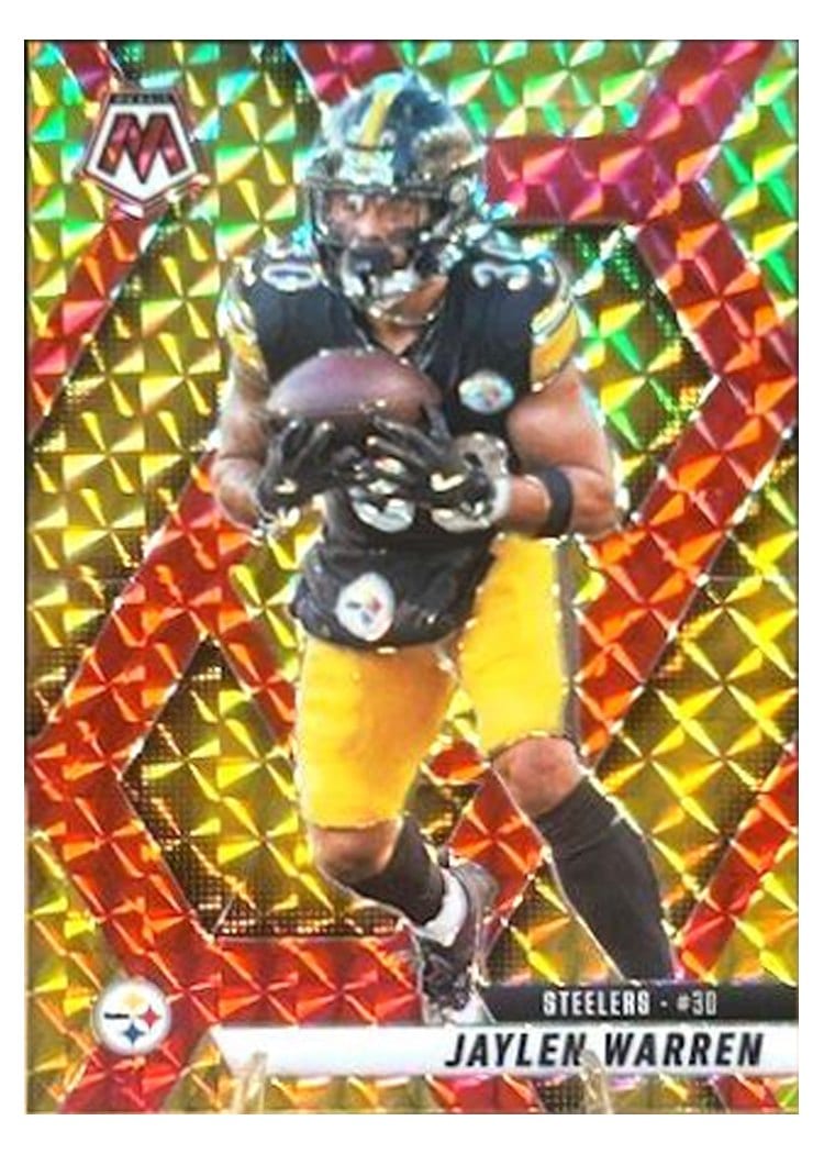 2025 Panini Mosaic Base Set Jaylen Warren #144 card