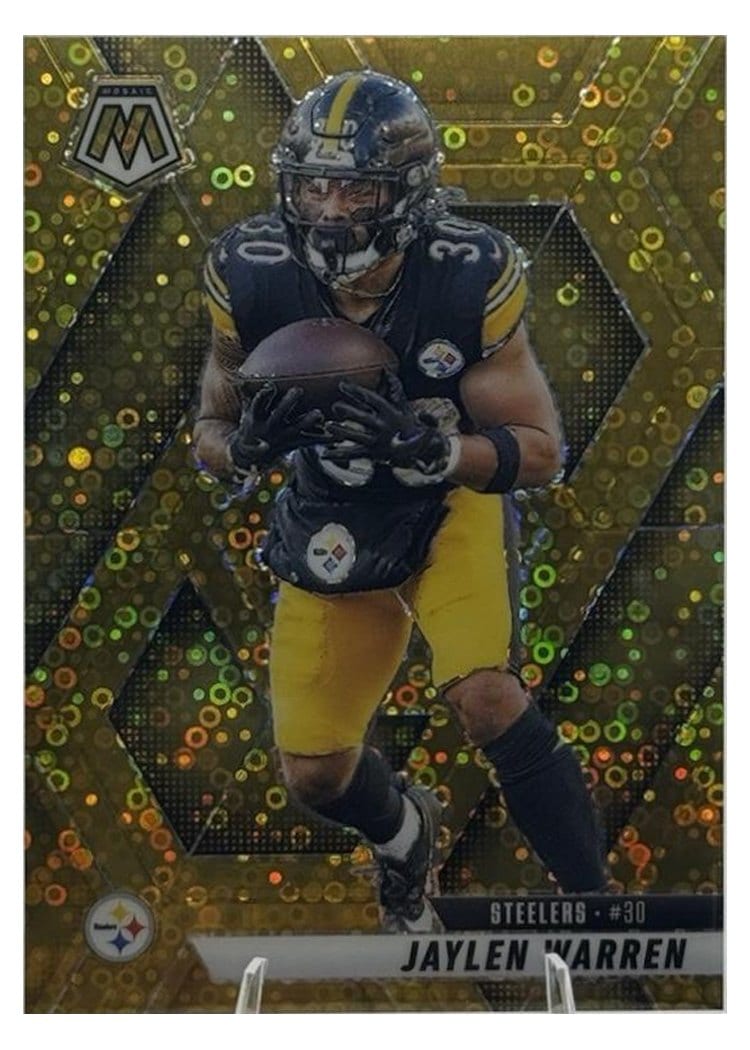 2025 Panini Mosaic Base Set Jaylen Warren #144 card