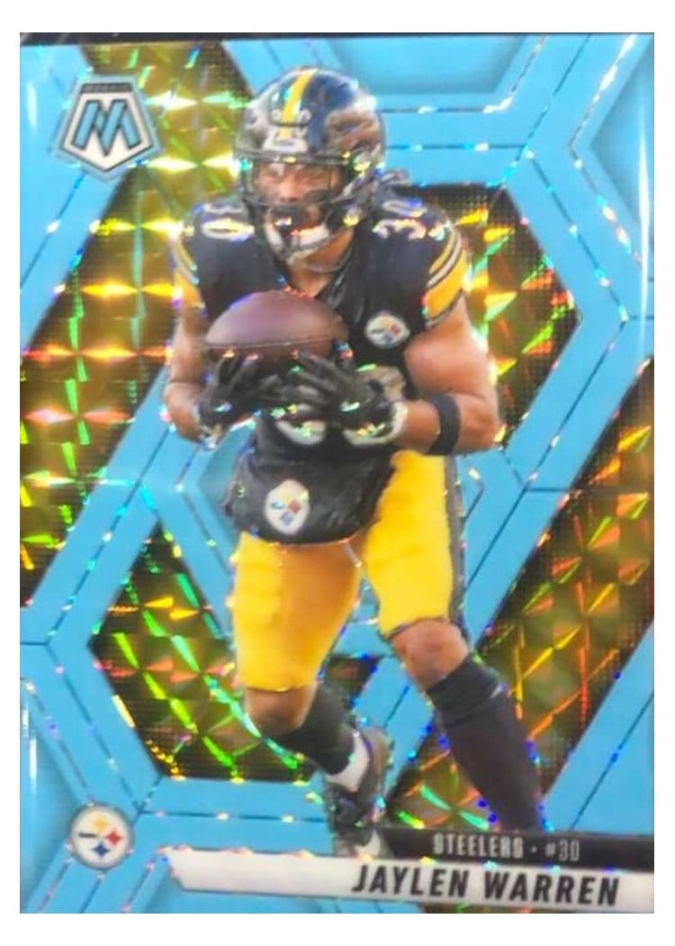 2025 Panini Mosaic Base Set Jaylen Warren #144 card