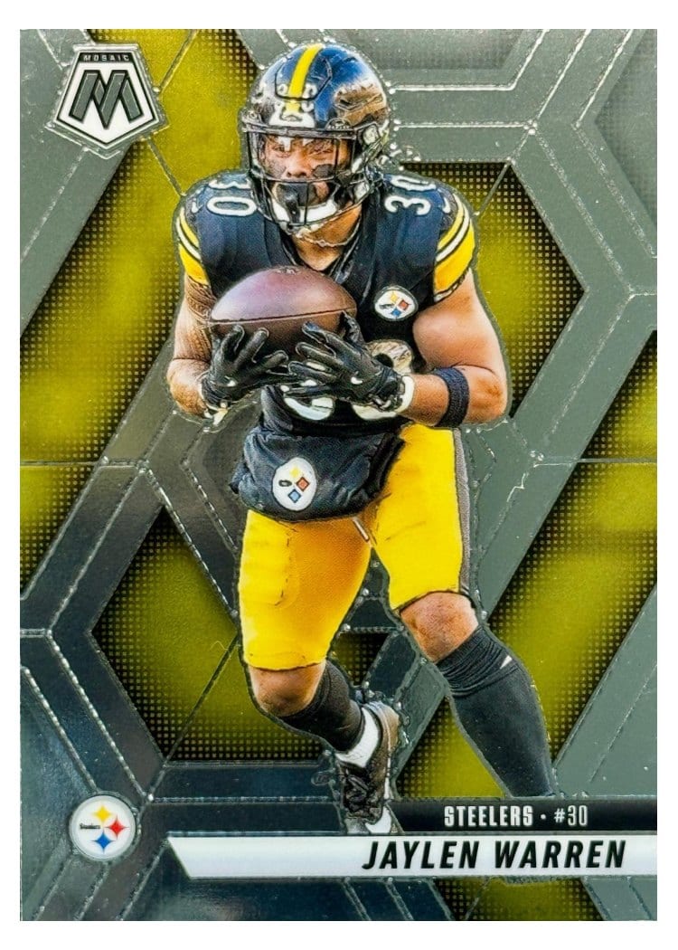 2025 Panini Mosaic Base Set Jaylen Warren #144 card