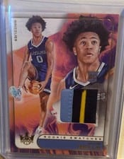 2024-25 Panini Court Kings Rookie Swatches Jaylen Wells #RJS-JYW card