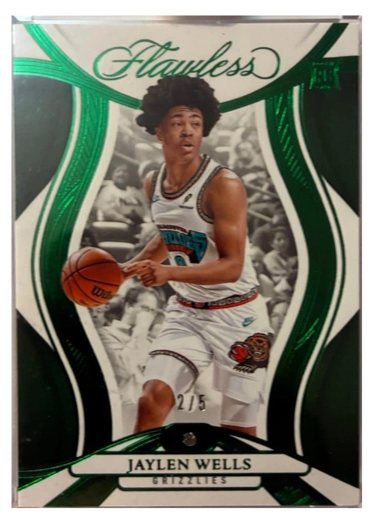 2024-25 Panini Flawless Base Gems Jaylen Wells #71 card