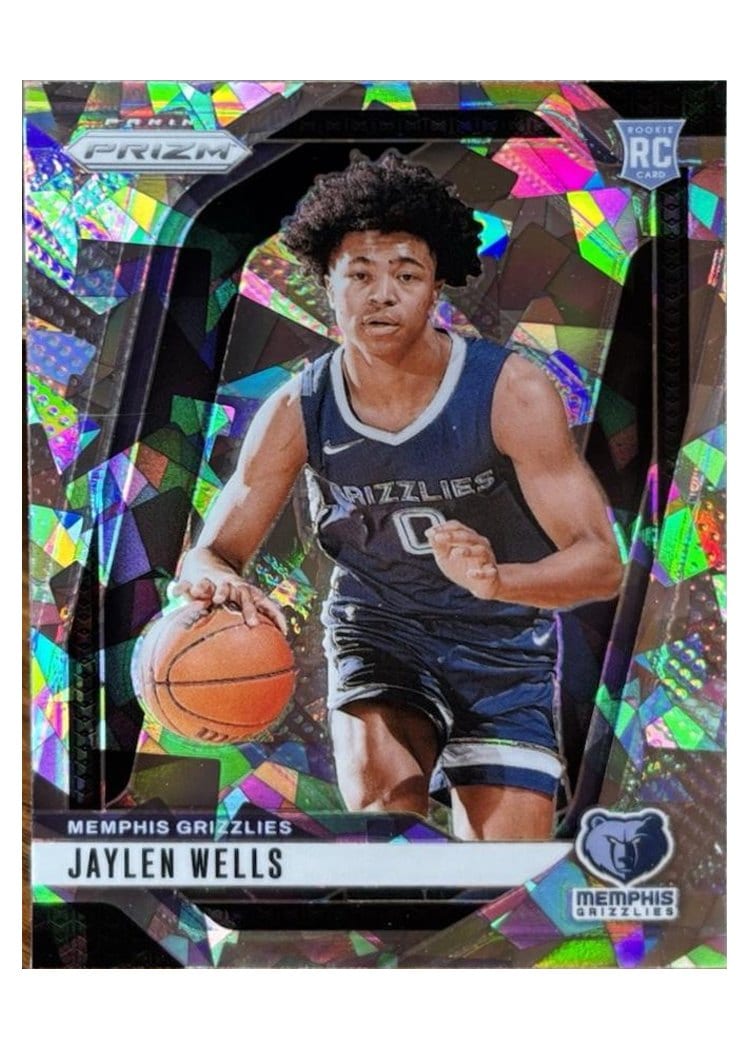 2024-25 Panini Prizm Base Set Jaylen Wells Ice #239 card