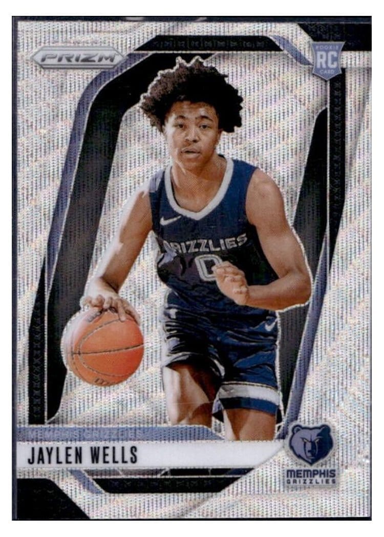2024-25 Panini Prizm Base Set Jaylen Wells Wave #239 card