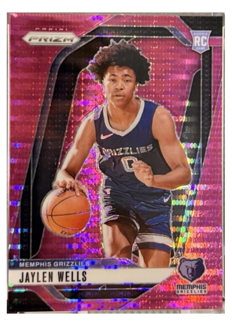 2024-25 Panini Prizm Base Set Jaylen Wells #239 card