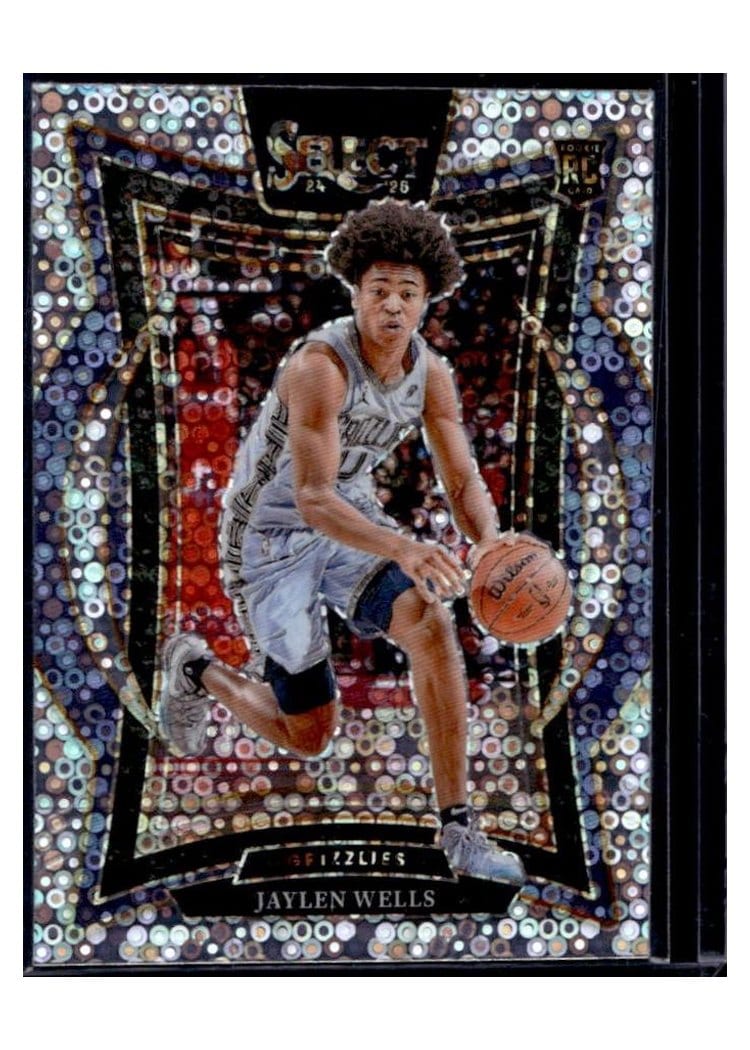 2024-25 Panini Select Base Set Jaylen Wells Disco Prizm #79 card
