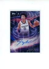 2025-26 Topps Midnight Stroke of Midnight Autographs Jaylen Wells #SM-JWE card