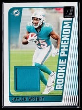 2024 Donruss Rookie Phenom Jerseys Jaylen Wright #RPJ-JWR card