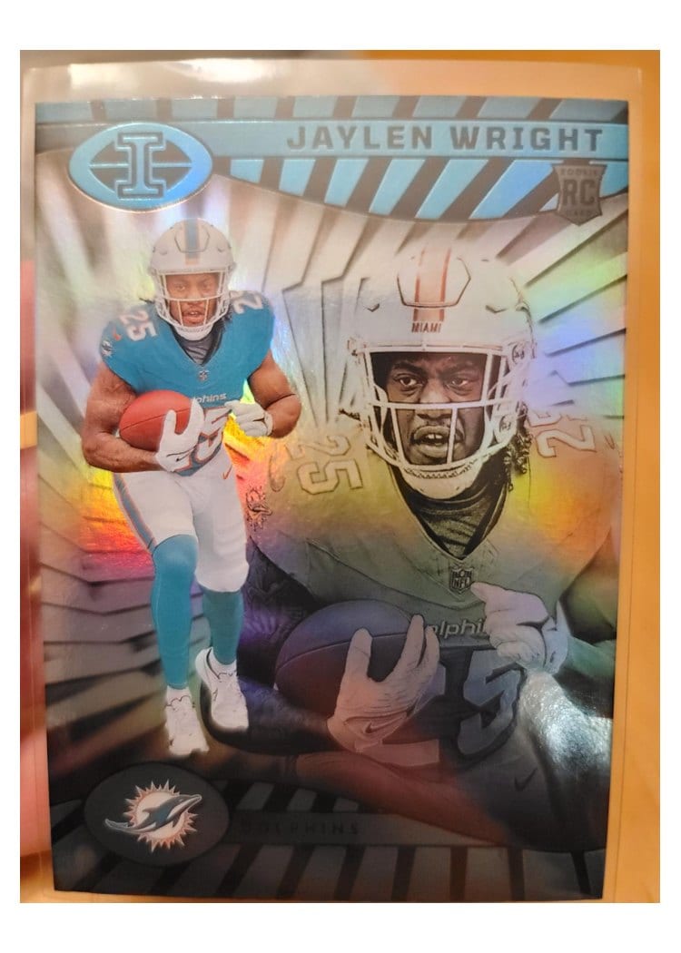 2024 Panini Illusions Rookie Vision Signatures Jaylen Wright #13 card