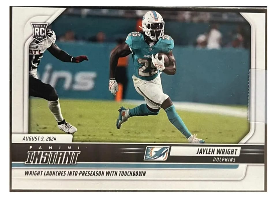 2024 Panini Instant Jaylen Wright #3 card