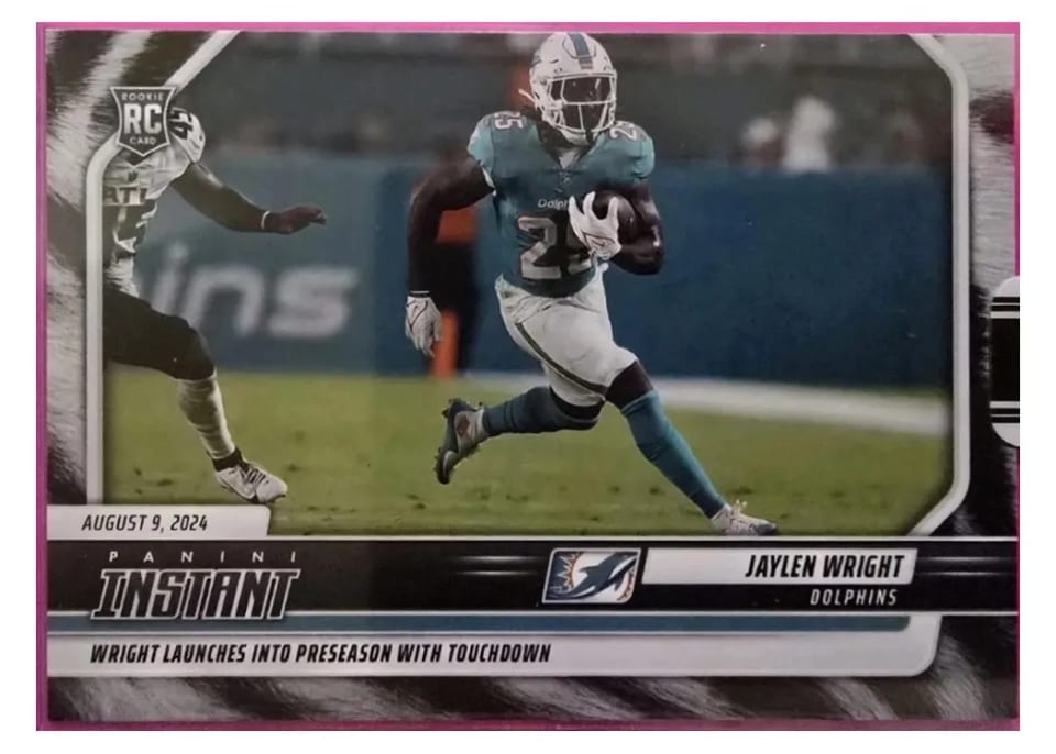 2024 Panini Instant Jaylen Wright #3 card
