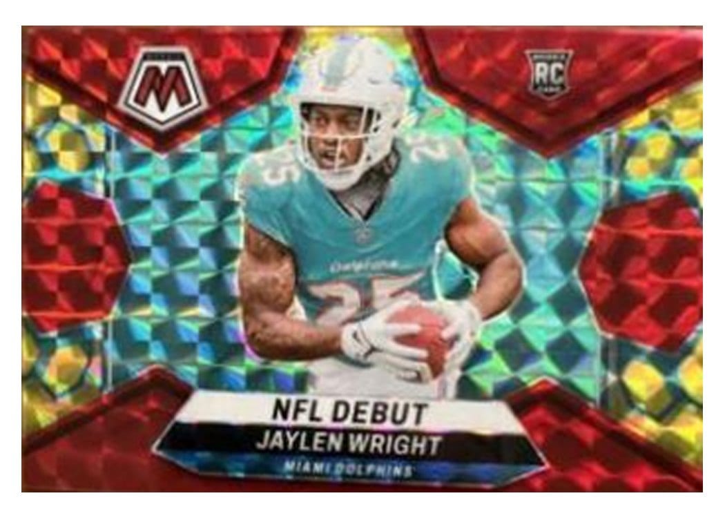 2024 Panini Mosaic Base Set Jaylen Wright Peacock Choice #280 card